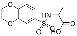 N-(2,3-DIHYDRO-1,4-BENZODIOXIN-6-YLSULFONYL)ALANINE Struktur