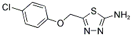 5-(4-CHLORO-PHENOXYMETHYL)-[1,3,4]THIADIAZOL-2-YLAMINE Struktur