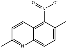 2,6-DIMETHYL-5-NITRO-QUINOLINE Struktur