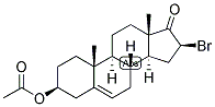 5-ANDROSTEN-16-BETA-BROMO-3-BETA-OL-17-ONE ACETATE Struktur