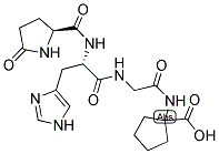 PYROGLU-HIS-GLY-CYCLOLEU Struktur