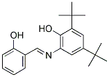 2,4-DI-TERT-BUTYL-6-[(2-HYDROXY-BENZYLIDENE)-AMINO]-PHENOL Struktur