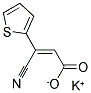 POTASSIUM 3-CYANO-3-(2-THIENYL)ACRYLATE Struktur