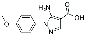 5-AMINO-1-(4-METHOXYPHENYL)-1H-PYRAXOLE-4-CARBOXYLIC ACID Struktur