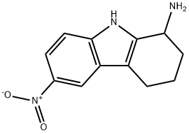 6-NITRO-2,3,4,9-TETRAHYDRO-1H-CARBAZOL-1-AMINE Struktur