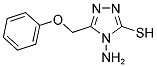 4-AMINO-5-(PHENOXYMETHYL)-4H-1,2,4-TRIAZOLE-3-THIOL Struktur