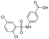 4-(2,5-DICHLORO-BENZENESULFONYLAMINO)-BENZOIC ACID Struktur