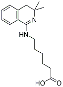 6-(3,3-DIMETHYL-3,4-DIHYDRO-ISOQUINOLIN-1-YLAMINO)-HEXANOIC ACID Struktur