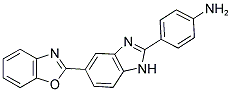 4-(5-BENZOOXAZOL-2-YL-1 H-BENZOIMIDAZOL-2-YL)-PHENYLAMINE Struktur