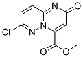 METHYL 7-CHLORO-2-OXO-2H-PYRIMIDO[1,2-B]PYRIDAZINE-4-CARBOXYLATE Struktur