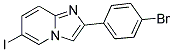 2-(4-BROMOPHENYL)-6-IODOIMIDAZO[1,2-A]PYRIDINE Struktur