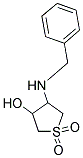 4-BENZYLAMINO-1,1-DIOXO-TETRAHYDROTHIOPHEN-3-OL Struktur