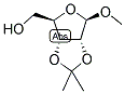 METHYL 2,3-ISOPROPYLIDENE-BETA-D-RIBOFURANOSE Struktur