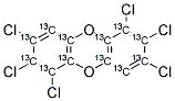 13C12-1,2,3,6,7,8-HEXACHLORODIBENZO-P-DIOXIN Struktur