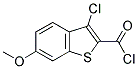 3-CHLORO-6-METHOXYBENZO[B]THIOPHENE-2-CARBONYL CHLORIDE Struktur