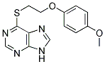 6-([2-(4-METHOXYPHENOXY)ETHYL]THIO)-9H-PURINE Struktur