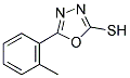 5-(2-METHYLPHENYL)-1,3,4-OXADIAZOLE-2-THIOL Struktur