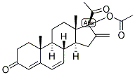 4,6-PREGNADIEN-16-METHYLENE-17-OL-3,20-DIONE 17-ACETATE Struktur