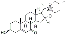 5,25R-SPIROSTEN-3BETA-OL-7-ONE Struktur