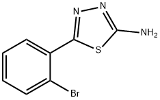 5-(2-BROMO-PHENYL)-[1,3,4]THIADIAZOL-2-YLAMINE Struktur