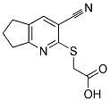 (3-CYANO-6,7-DIHYDRO-5H-[1]PYRINDIN-2-YLSULFANYL)-ACETIC ACID Struktur