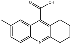 7-METHYL-1,2,3,4-TETRAHYDRO-ACRIDINE-9-CARBOXYLIC ACID Struktur