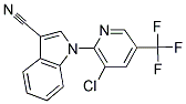 1-[3-CHLORO-5-(TRIFLUOROMETHYL)-2-PYRIDINYL]-1H-INDOLE-3-CARBONITRILE Struktur