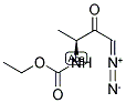 (L)-N-ETHOXYCARBONYL-3-AMINO-1-DIAZO-2-BUTANONE Struktur