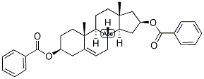 5-ANDROSTEN-3-BETA, 16-BETA-DIOL DIBENZOATE Struktur