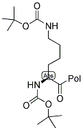 BOC-LYS(BOC)-PAM RESIN Struktur