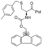 FMOC-CYS(4-MEBZL)-WANG RESIN Struktur