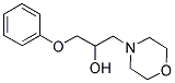 1-MORPHOLINO-3-PHENOXY-2-PROPANOL Struktur