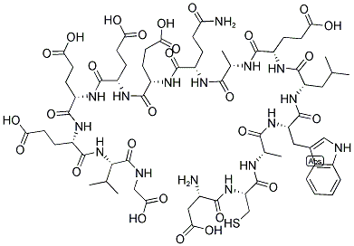 ASP-CYS-ALA-TRP-LEU-GLU-ALA-GLN-GLU-GLU-GLU-GLU-VAL-GLY Struktur