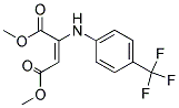 DIMETHYL 2-[4-(TRIFLUOROMETHYL)ANILINO]BUT-2-ENEDIOATE Struktur