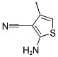 2-AMINO-3-CYANO-4-METHYLTHIOPHENE Struktur