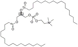 1,2-DISTEAROYL[1-13C]-SN-GLYCERO-3-PHOSPHOCHOLINE Struktur