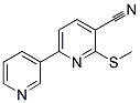 6-METHYLSULFANYL-[2,3']BIPYRIDINYL-5-CARBONITRILE Struktur