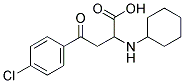 4-(4-CHLOROPHENYL)-2-(CYCLOHEXYLAMINO)-4-OXOBUTANOIC ACID Struktur