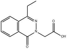 (4-ETHYL-1-OXO-1H-PHTHALAZIN-2-YL)-ACETIC ACID Struktur