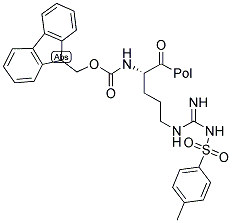 FMOC-ARG(TOS)-WANG RESIN Struktur