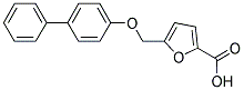 5-[([1,1'-BIPHENYL]-4-YLOXY)METHYL]-2-FUROIC ACID Struktur