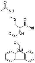 FMOC-CYS(ACM)-WANG RESIN Struktur