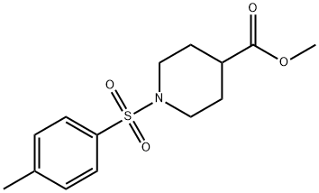 METHYL 1-[(4-METHYLPHENYL)SULFONYL]-4-PIPERIDINECARBOXYLATE Struktur