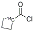 CYCLOBUTANE CARBONYL CHLORIDE, [1-14C] Struktur