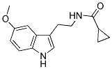 5-METHOXY-N-CYCLOPROPANOYLTRYPTAMINE Struktur