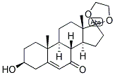 5-ANDROSTEN-3-BETA-OL-7,17-DIONE 17-ETHYLENEKETAL Struktur