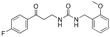 N-[3-(4-FLUOROPHENYL)-3-OXOPROPYL]-N'-(2-METHOXYBENZYL)UREA Struktur