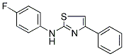 N-(4-FLUOROPHENYL)-4-PHENYL-1,3-THIAZOL-2-AMINE Struktur