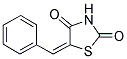 5-[(E)-PHENYLMETHYLIDENE]-1,3-THIAZOLANE-2,4-DIONE Struktur