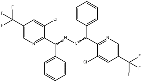 [3-CHLORO-5-(TRIFLUOROMETHYL)-2-PYRIDINYL](PHENYL)METHANONE N-[[3-CHLORO-5-(TRIFLUOROMETHYL)-2-PYRIDINYL](PHENYL)METHYLENE]HYDRAZONE Struktur